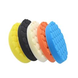 Auto-adesivo CarPolishing Disc, Lustro Esponja De Enceramento, Roda De Lã, Almofada De Polimento Para Polidor De Carro, Adaptador De Broca, 3 ", 5", 7 ", 8Pcs, Conjunto - Image 3
