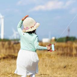 Roda de aperto de mão carretel de pipa 100m linha flyer lidar com ferramenta corda linha ao ar livre redonda cor aleatória para kite voando roda mudo - Image 3