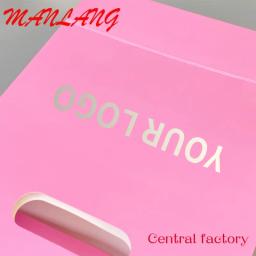 China Saco De Papel De Presente Com Seu Próprio Logotipo, Branco, Luxo Impresso, Custom Die Cut Design, Sacos De Papel De Compras De Varejo, Fabricantes - Image 4