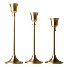 Novo 3 pçs/pçs/set suportes festa de casamento vintage metal castiçal decoração para casa natal castiçais - Image 1