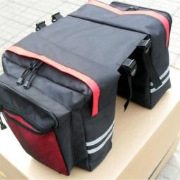 Duplo Side Traseiro Rack Tronco Bag, Cauda Assento Pannier Pack, Bagageira, Acessórios de ciclismo, Mountain Road Bicicleta, Bike Bag - Image 5