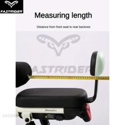 Almofada do assento traseiro e-bicicleta, Placa de assento espessada alargada, Resistente ao desgaste impermeável, Almofada do assento do passageiro confortável macia - Image 4