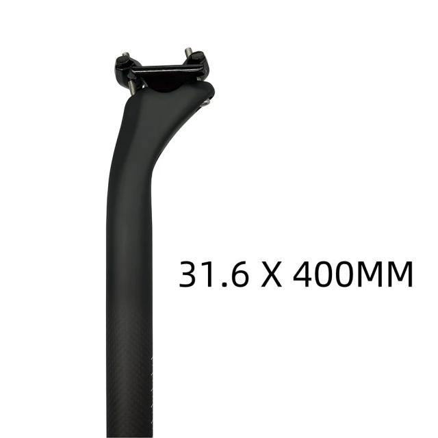Canote Selim Fibra de Carbono Matte MTB/Road 25mm Offset 27.2/31.6mm