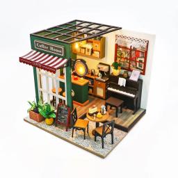 Kits artesanais de construção em miniatura, Dollhouse DIY, brinquedo para adultos e adolescentes - Image 4