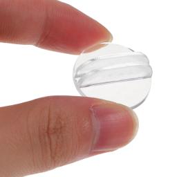 Suporte para cartões de visita, 50 peças suporte para cartão de mesa suporte de exibição de cartão de plástico transparente base suporte para sinal de loja 2.4x2.4x1cm - Image 4