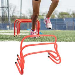 Footwork Training Hurdle, pliométrico, compacto armazenamento futebol obstáculos, atletas ajustáveis velocidade - Image 1