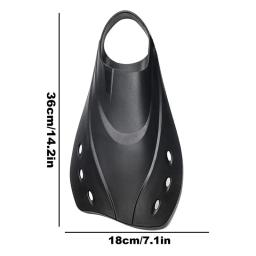 Barbatanas Confortáveis De Treinamento De Natação, Nadadeiras curtas profissionais, Barbatanas ergonômicas de mergulho - Image 6