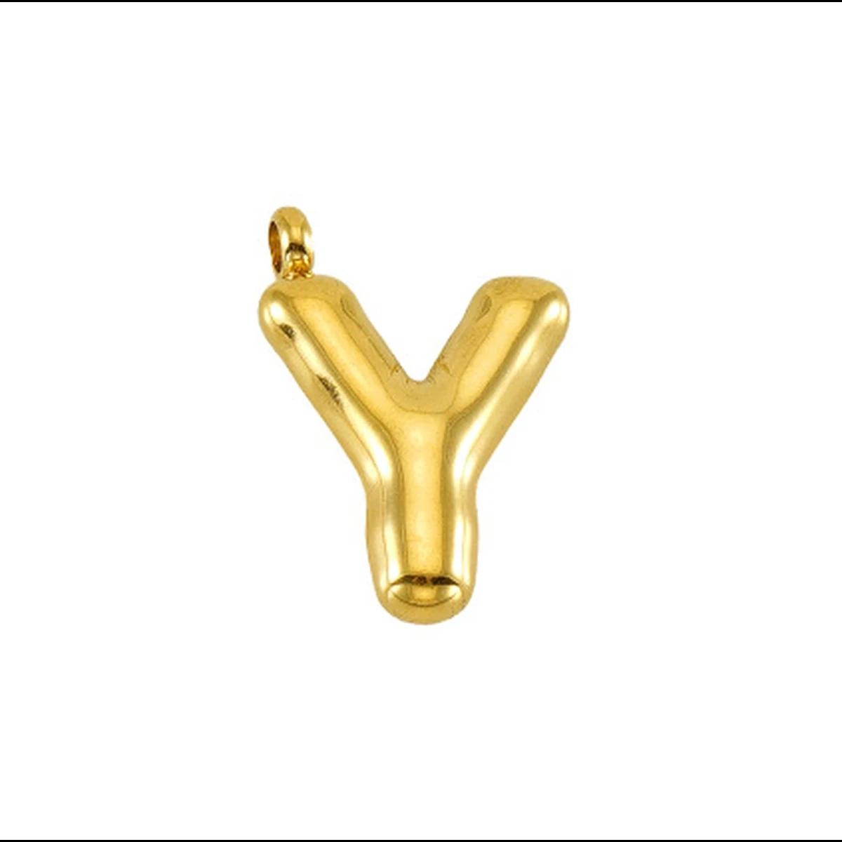 CARLIDANA-Pingente Letras Iniciais para Fazer Jóias DIY, 26 Colar Alfabeto, Aço Titânio, Acessórios - Image 1