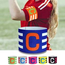 Capitão braçadeira para crianças, elástico treinamento de futebol, 31x6.5cm manga, crachá, recompensa da escola, 2024 - Image 4