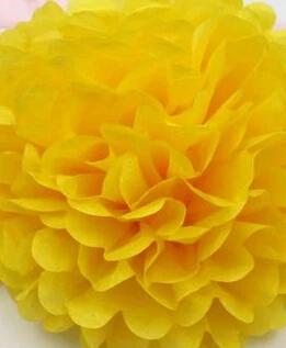 Pom Poms Flower Tissue Paper Balls, Decoração para Casa, Fontes de Festa Festiva, Favores Do Casamento, Pompon, 10 cm, 15 cm, 20 cm, 25 cm, 30cm - Image 1