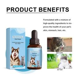 Gotas de saúde para gatos e cães, Suplementos para articulações, Melhore a saúde de animais de estimação, 50ml - Image 5