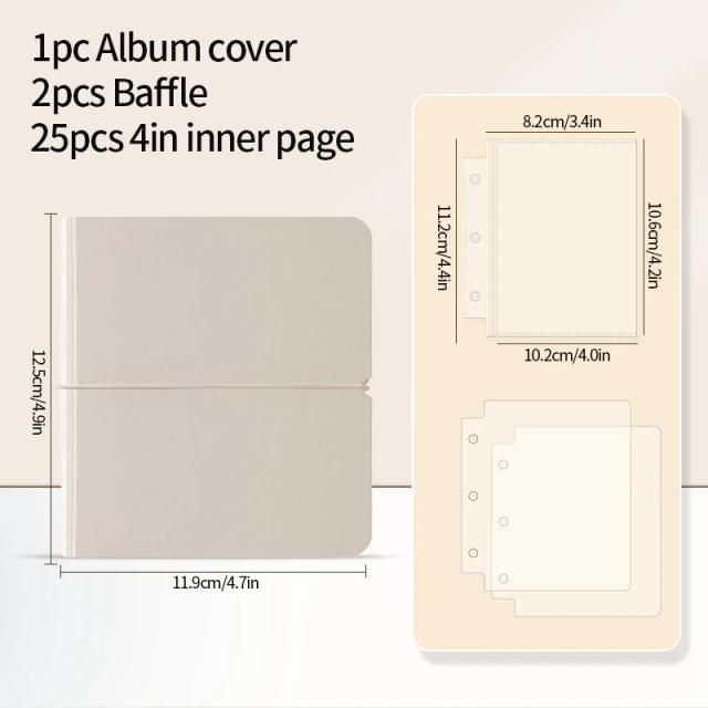 Binder para Photocards de K-pop com Álbum para Coleção de Cartões de Idols e Suprimentos de Encadernação