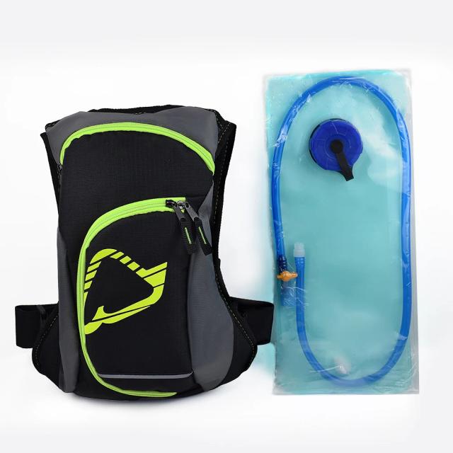 Mochila de Hidratação para Motociclistas com Alta Capacidade e Malha Respirável, Ideal para Ciclismo e Motocross, com Elementos Reflexivos e Compartimento para Ferramentas