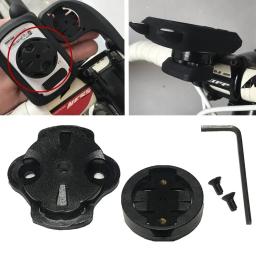1pc adaptador bicicleta ciclismo computador suporte reparação acessório de aço plástico para garmin/xos s/igpsport preto peças ciclismo - Image 6