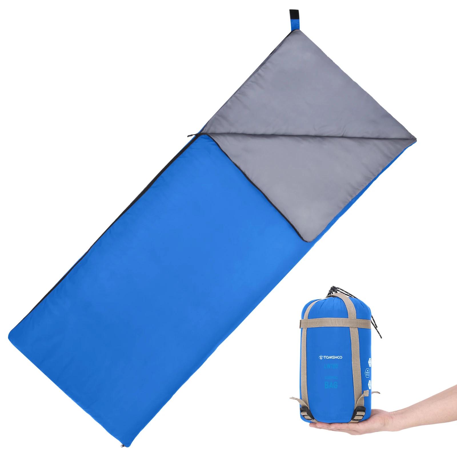 TOMSHOO-Saco de dormir ultraleve para adultos, envelope ao ar livre, clima quente, acampamento, viagem, mochila, caminhadas - Image 1