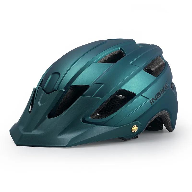 INBIKE-Capacete de Bicicleta para Homens e Mulheres, USB Recarregável, Luz Traseira LED, Bicicleta de Montanha, MTB Acessórios De Ciclismo - Image 1