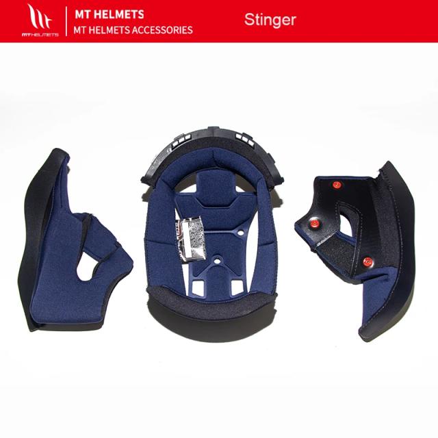 Capacete de Motocicleta MT Branded com Forro Interno Respirável Substituto para Stinger