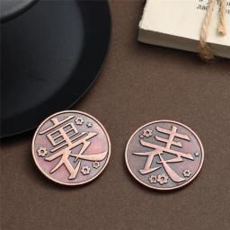 Metal Coleção Moedas, Anime Cosplay Prop, Tsuyuri Kanawo, Kochou Shinobu, Presentes - Image 2