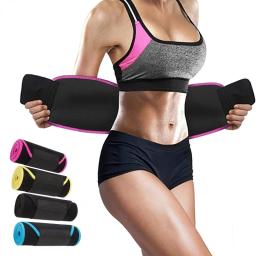 Cinto de ginástica fitness para mulheres homens sauna barriga emagrecimento espartilho suor cintura trainer ajustável corpo shaper reduzindo moldar cintas - Image 1