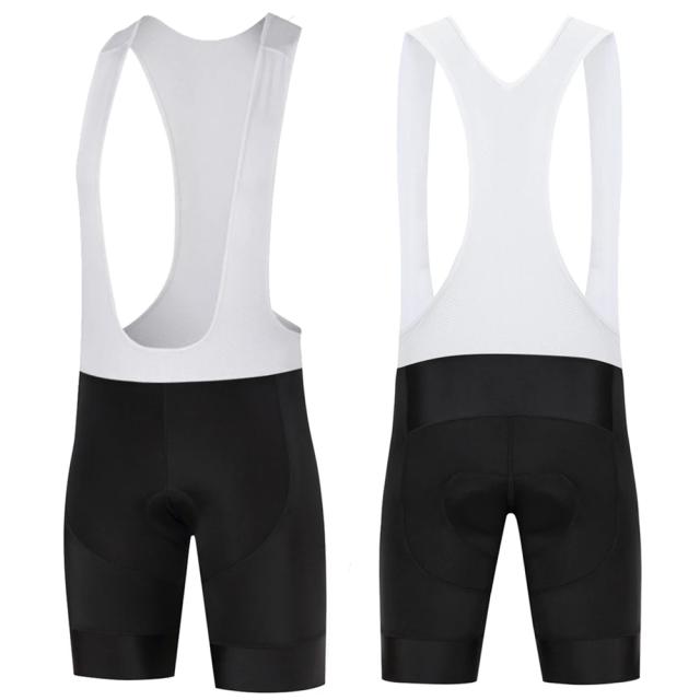 Calções de Ciclismo Masculinos Pretos, Acolchoados em Gel 19D, Respiráveis e de Secagem Rápida para MTB no Verão