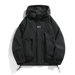 Jaqueta impermeável de caminhada masculina, corta-vento fino, esportes ao ar livre, camping, escalada, pesca, outono, inverno, novo, 2022 - Image 4
