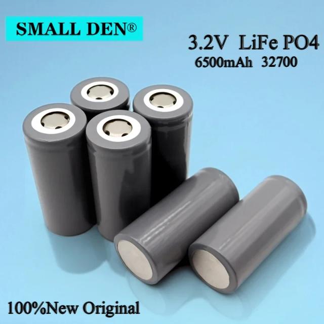 1-12 PCS 3.2V 32700 LiFePo4 bateria 6500mAh bateria recarregável de alta capacidade e alta potência para armazenamento de energia solar