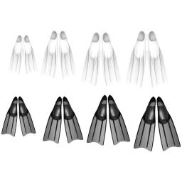 Nadadeiras de mergulho profissional para homens e mulheres, nadadeiras longas de snorkel, nadadeiras de mergulho, viagem, leve, mergulho profissional, natação - Image 1
