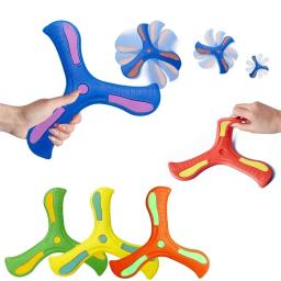 1/2/3 pçs crianças boomerang macio cruz de três folhas adulto-crianças brinquedo interativo ao ar livre educação precoce quebra-cabeça presente de descompressão - Image 1