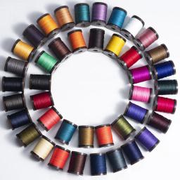 Couro artesanal Sewing Wax Thread, poliéster corda trançada, de alta resistência para pulseiras, Decore Round Encerado Threads, 0.4-0.8mm - Image 5