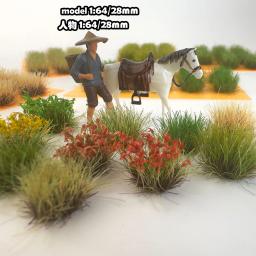 Miniatura Simulação Flower Grass Cluster, Modelo Militar, Construção de DIY, Jardim, Mesa de Areia, Cena Ho, Layout Materials, Diorama Kits - Image 2