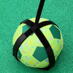 Treinamento de Habilidade Bola De Futebol Ajustável, Juggle Band, Prática Solo, Auxiliar Circulando, Cinto Elástico, Equipamento de Futebol Kick Trainer - Image 5
