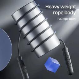Pular corda com comprimento ajustável Cordas de aço, pular corda, rolamentos de esferas, adequado para homens e mulheres, exercício de perda de peso - Image 6