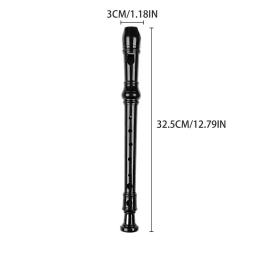 Flauta gravador com bolsa de transporte para crianças, instrumentos musicais, soprano, 8 buracos, descant, flautas - Image 6