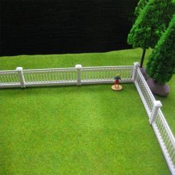 Miniatura Quintal Trilhos Cerca Do Jardim, DIY Dioramas Jardim, Ho Trem Ferroviário, Material De Layout De Cena, Modelo Em Escala 1:100-200 - Image 3