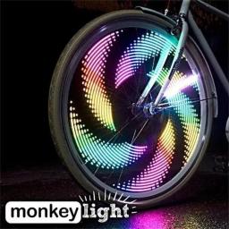 3D Bicicleta Falou Luzes LED Bicicleta Motocicleta Roda Raiou luz Protetor Cobre Tubo Para Motocross Bicicleta Bicicleta Cool Acessórios - Image 1