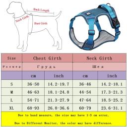 Colete de arnês reflexivo para cães, Correias de segurança ajustáveis para cães médios e grandes, Arreios ambulantes, Buldogue Francês - Image 6