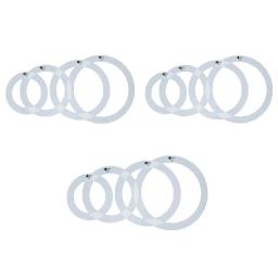 Anéis de amortecimento para tambor, acessórios práticos e portáteis, 4 peças - Image 2