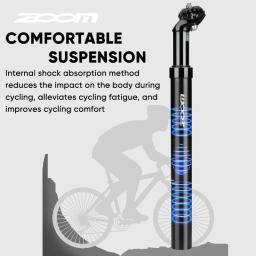 Zoom bicicleta suspensão selim 27.2/31.6/28.6/30.4/30.8/33.9mm mtb suspensão tubo do assento 350mm amortecedor espigão peças da bicicleta - Image 3