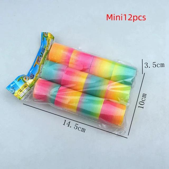 Molas Mágicas Arco-Íris 24 Peças - Brinquedo Divertido para Festas Infantis