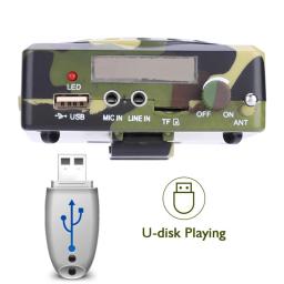 Controle Remoto Amplificador, Tamanho Pequeno, Decoy Calling Speaker, Hunt Tool, Amplificadores de Som Profissional, UE, EUA Plug - Image 2
