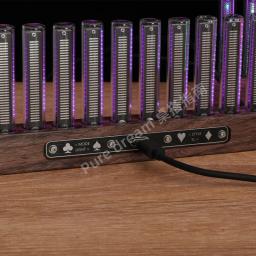 LED Virtual Punk Música Áudio Luz, Pickup Tube, Simulado Brilho, Quarto Atmosfera Luz - Image 5