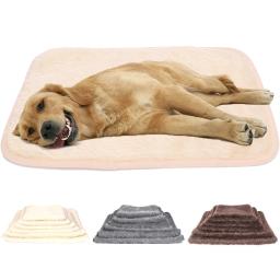 Cama de pelúcia lavável para animais, tapete macio, cães grandes, médios e pequenos, camas para cachorros, gatos, inverno - Image 1