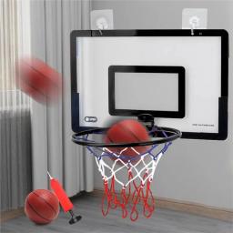 Mini cesta de basquete para crianças e adultos, cesta de basquete pequena para porta montada na parede e sala de tiro, conjunto de jogo esportivo - Image 3
