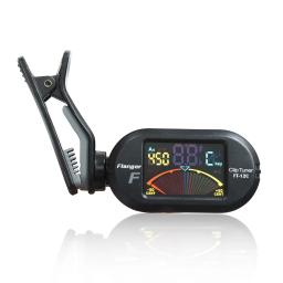 Afinador de guitarra com tela lcd e clip, acessórios portáteis para guitarra cromática, baixo, violino, cavaquinho - Image 2