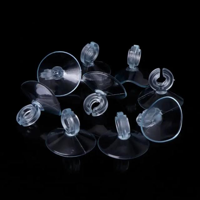 Pacote com 10 Suportes de Plástico para Tubos de Sucção de Peixes de Aquário