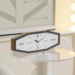 Relógios de parede estilo retro simples Decoração de casa Relógios de parede originais Nordic Trendy, Decoração muda, Mobiliário doméstico - Image 5