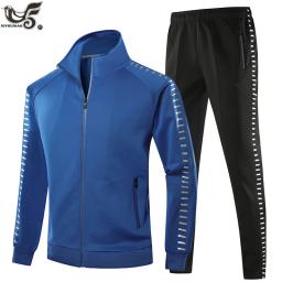 Inverno basquete agasalho masculino moda tira reflexiva hoodies + calça conjunto ao ar livre ginásio jogging sportsuit correndo moletom ternos - Image 5