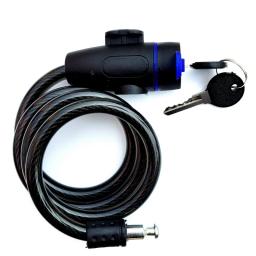 Trava de corrente de motocicleta resistente, 80cm, metal, antirroubo, trava de bicicleta com 2 chaves para maior segurança e reforço da bicicleta - Image 4