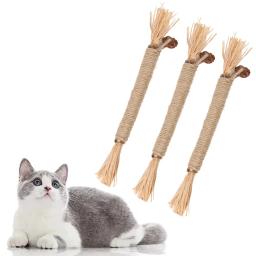 Mastigar Varas para Energizar Gatos O Gato Morde e Exercícios O Brinquedo, Indoor Pet Tooth Cleaning Tools, Eco-Friendly Kitten Products - Image 2