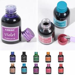 Tinta-tinteiro colorida pura, reenchimento de tintas, escola de papelaria, escrita caligráfica, alta qualidade, 1 garrafa, 30ml - Image 4